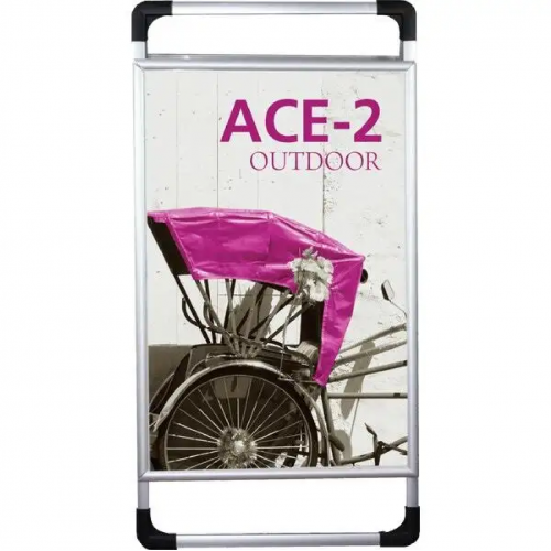 Ace-2 Outdoor Sign | Double-Sided A-Frame Sign for Storefronts & More