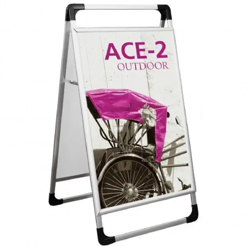 Ace-2 Outdoor Sign | Double-Sided A-Frame Sign for Storefronts & More