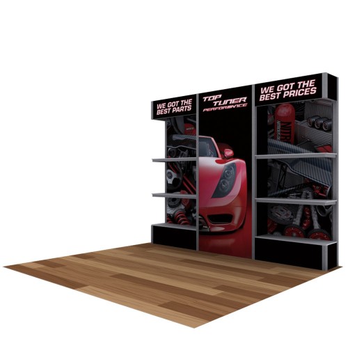 Modular Trade Show Display with Shelves | Anything Display